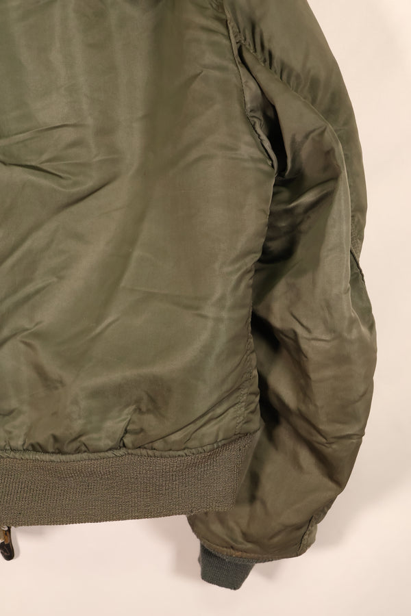 1970 Contract, LARGE, U.S. Air Force (USAF), MA-1 Flight Jacket, Original Patches, Used