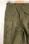 1950s S-R M51 cotton field pants, used.