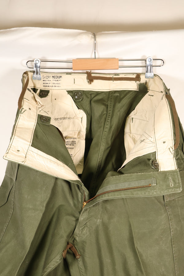 1952 Contract M-S U.S. Army M-51 Field Cotton Pants Used