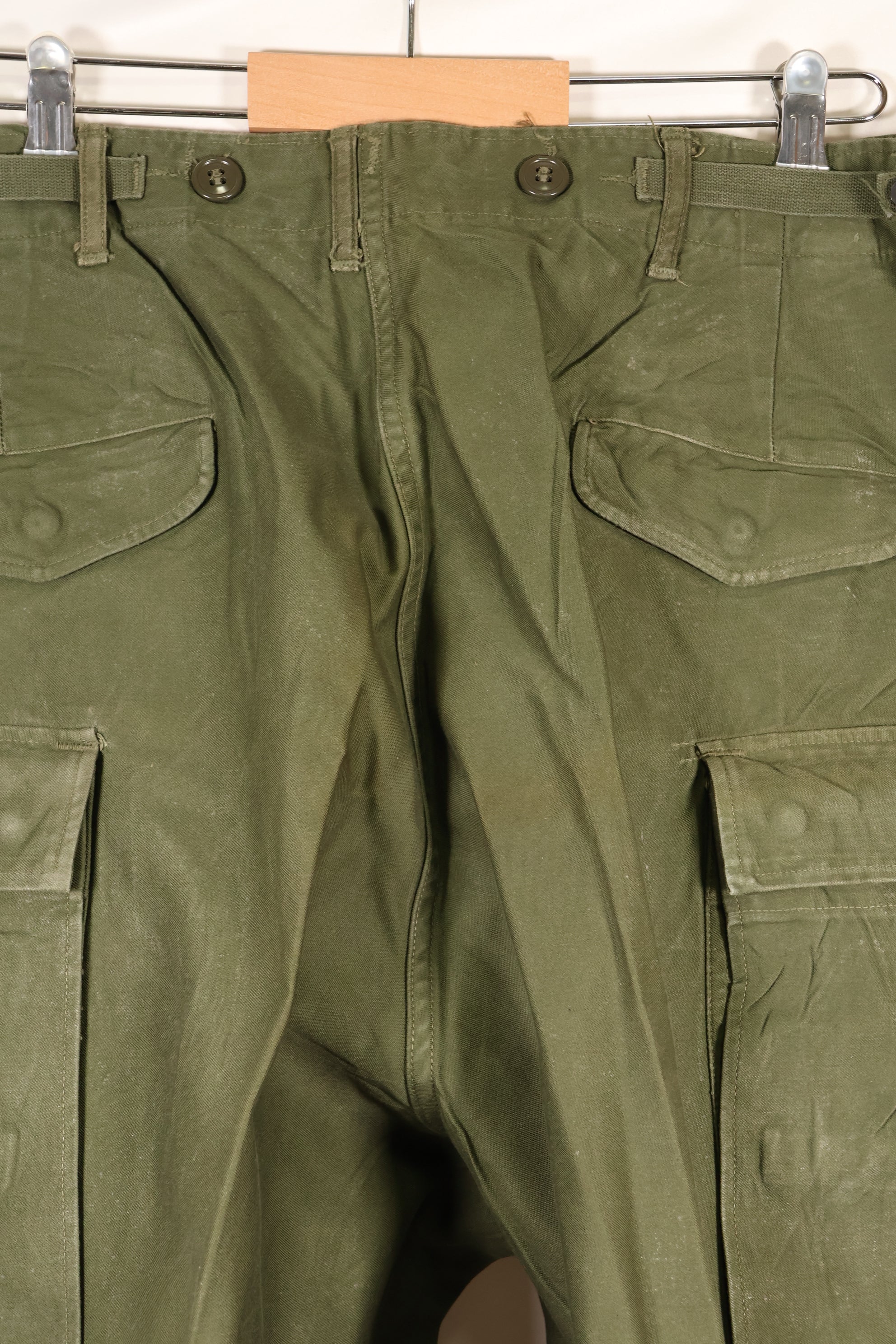 1952 Contract M-S U.S. Army M-51 Field Cotton Pants Used