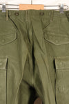 1952 Contract M-S U.S. Army M-51 Field Cotton Pants Used