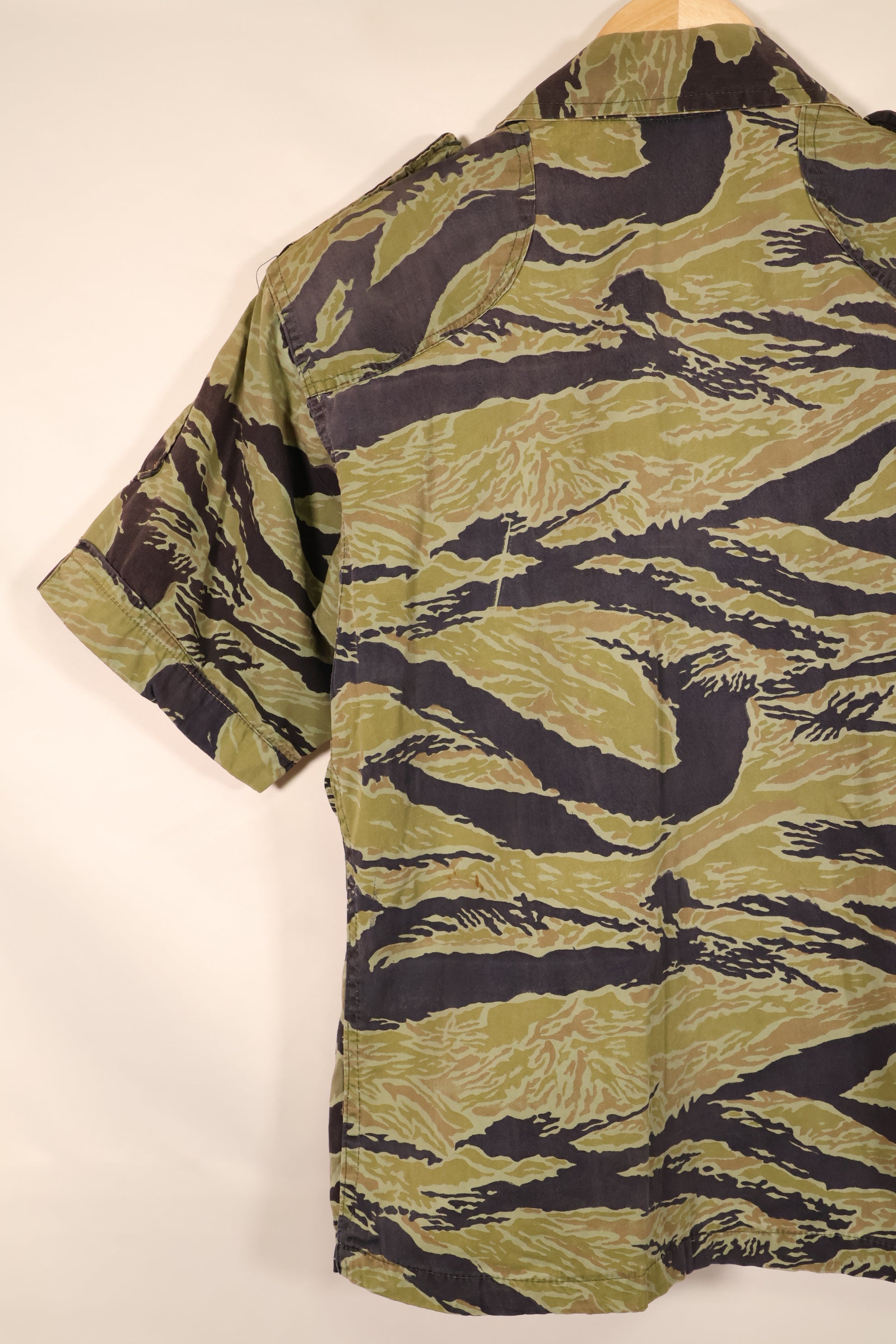 1970, Estimated Size S–M, U.S. Navy Military Advisory Group, Advisor, VNMC 4th Tiger Stripe Set, Used