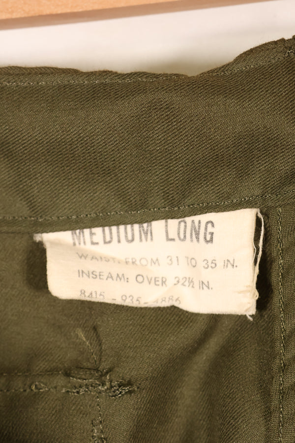 Early 1970's M-L pilot fireproof pants, size tag missing, used.