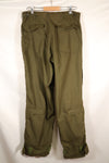 Early 1970's M-L pilot fireproof pants, size tag missing, used.