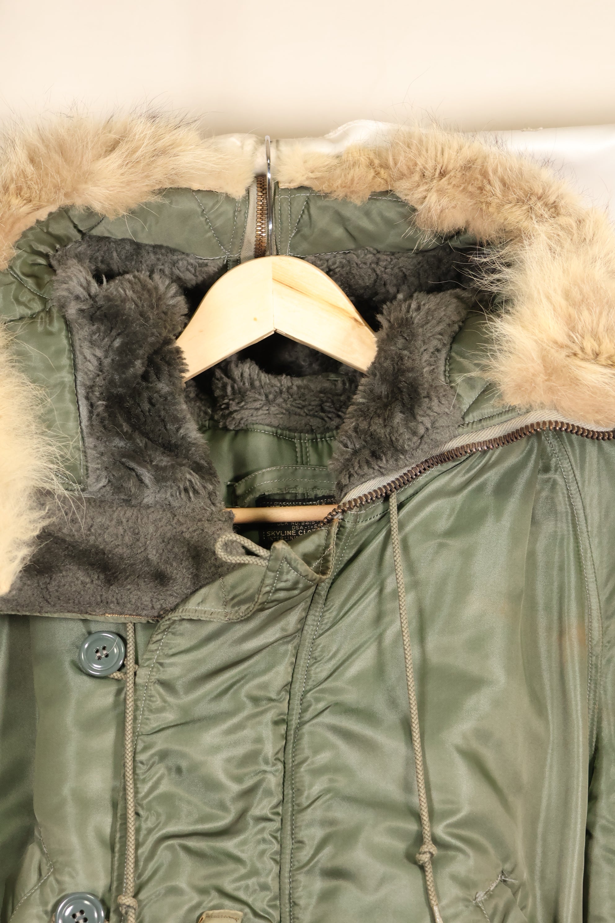 1950s MEDIUM USAF N-2B Flight Jacket, good condition, used.