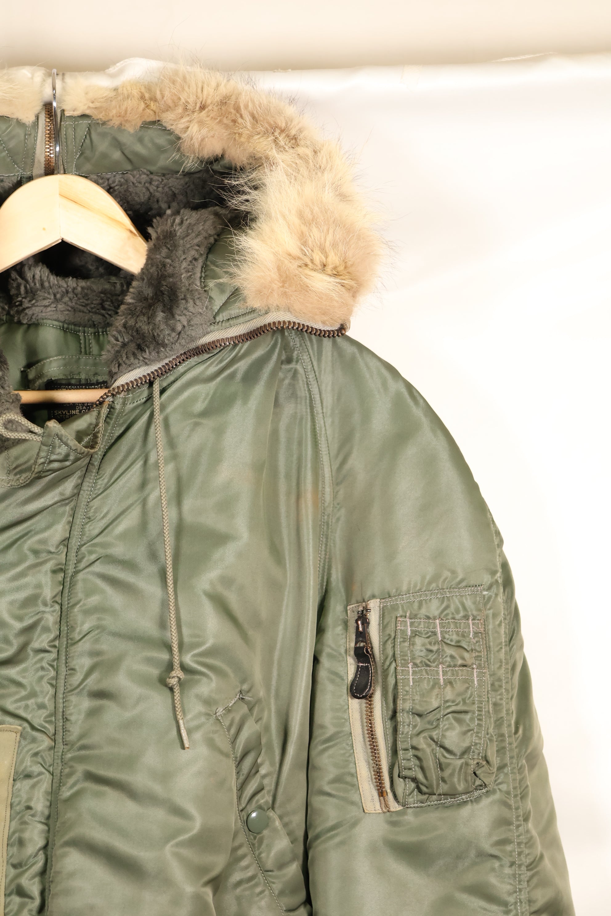 1950s MEDIUM USAF N-2B Flight Jacket, good condition, used.