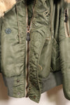 1950s MEDIUM USAF N-2B Flight Jacket, good condition, used.