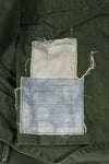 1963 contract, estimated S-L 1st Model Jungle Fatigue pants, dyed, CRC release, faded, used.
