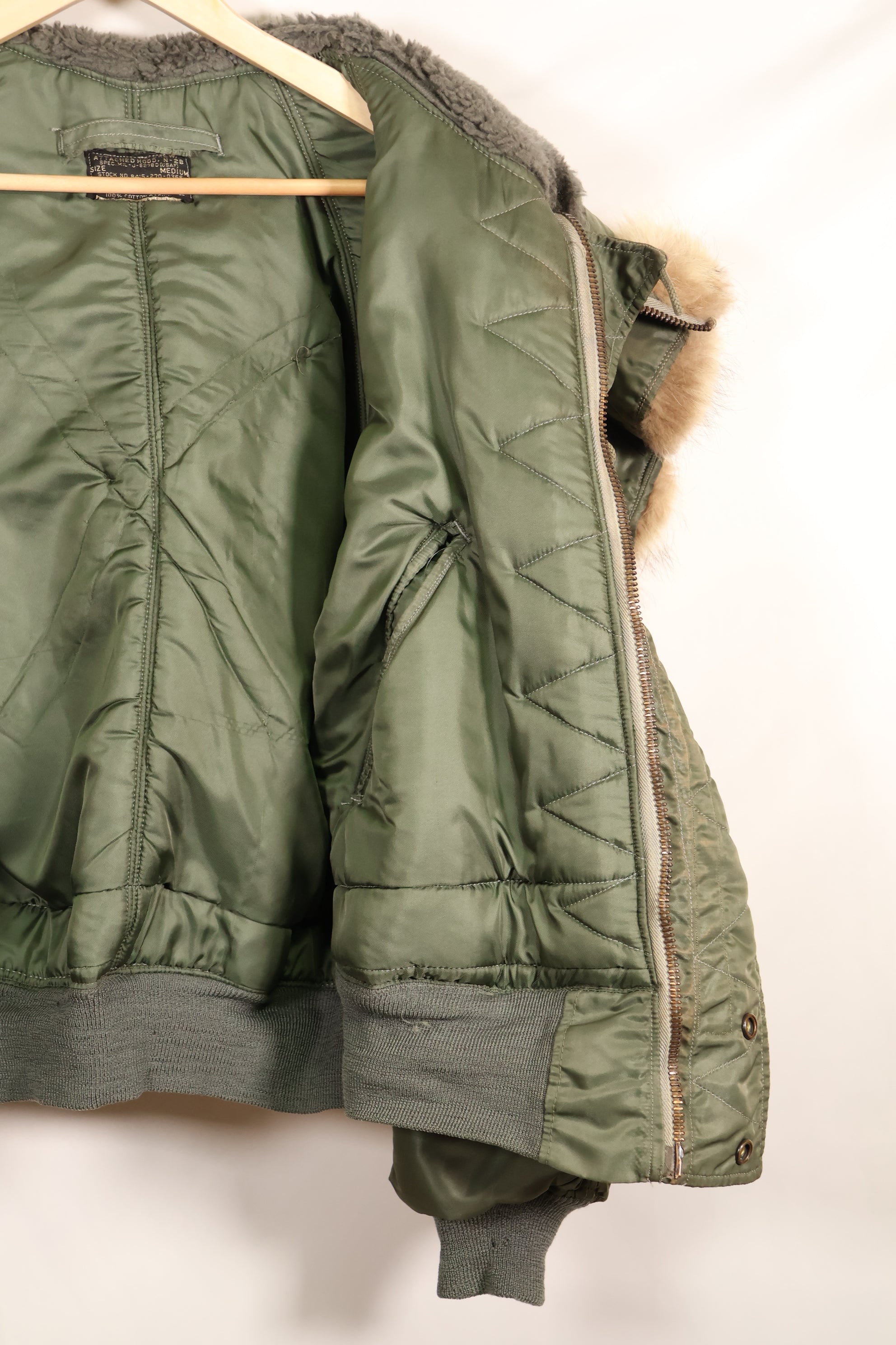 1950s MEDIUM USAF N-2B Flight Jacket, good condition, used.