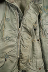 1950's Lot USAF N-3B Flight Jacket Black Tag Used