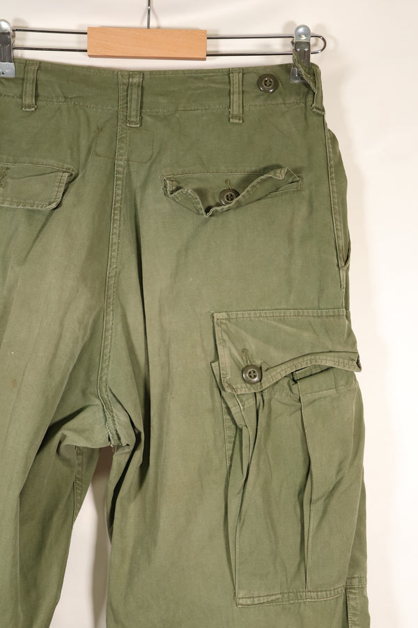 1964 Contract S-S 1st Model Jungle Fatigue Pants, Film Company Release, Faded, Used
