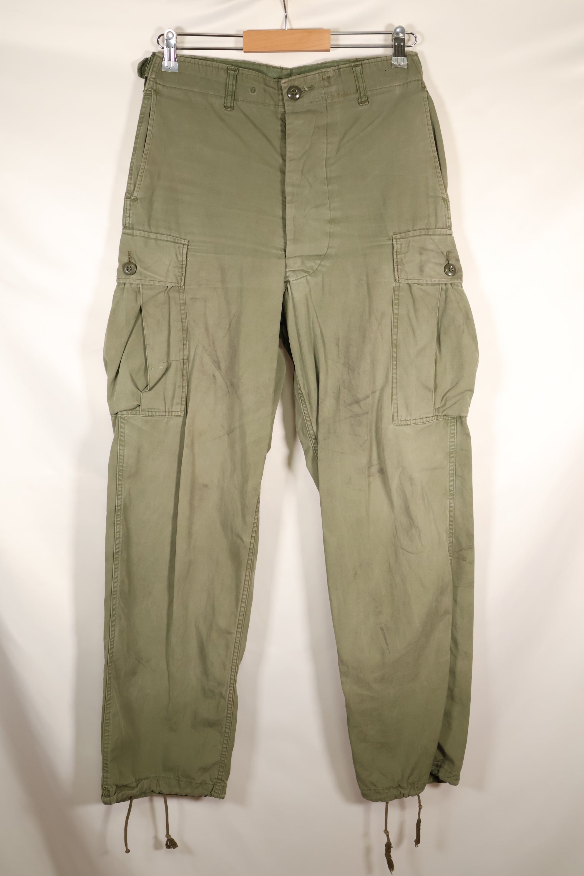 1964 Contract S-L 1st Model Jungle Fatigue Pants CRC Release Faded Used