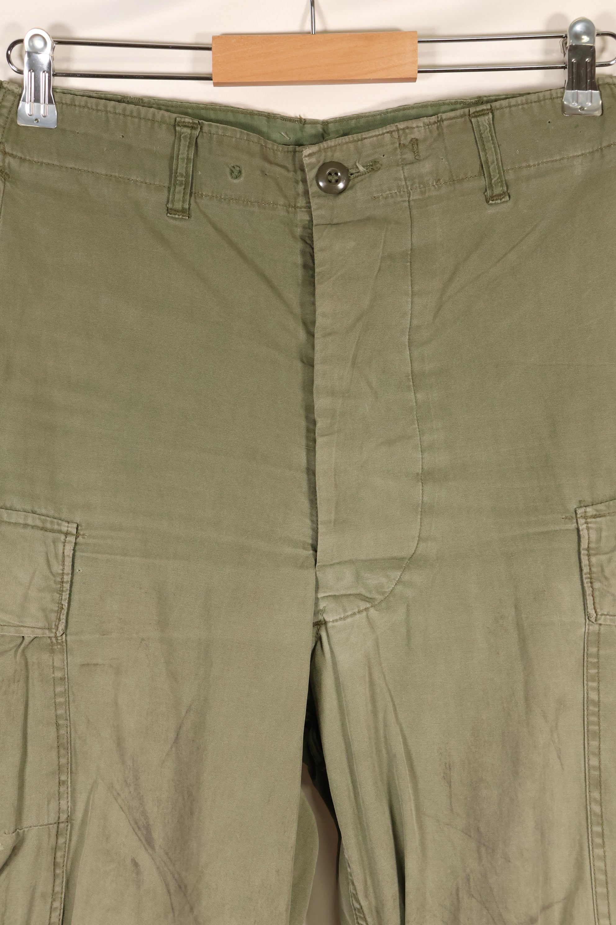 1964 Contract S-L 1st Model Jungle Fatigue Pants CRC Release Faded Used