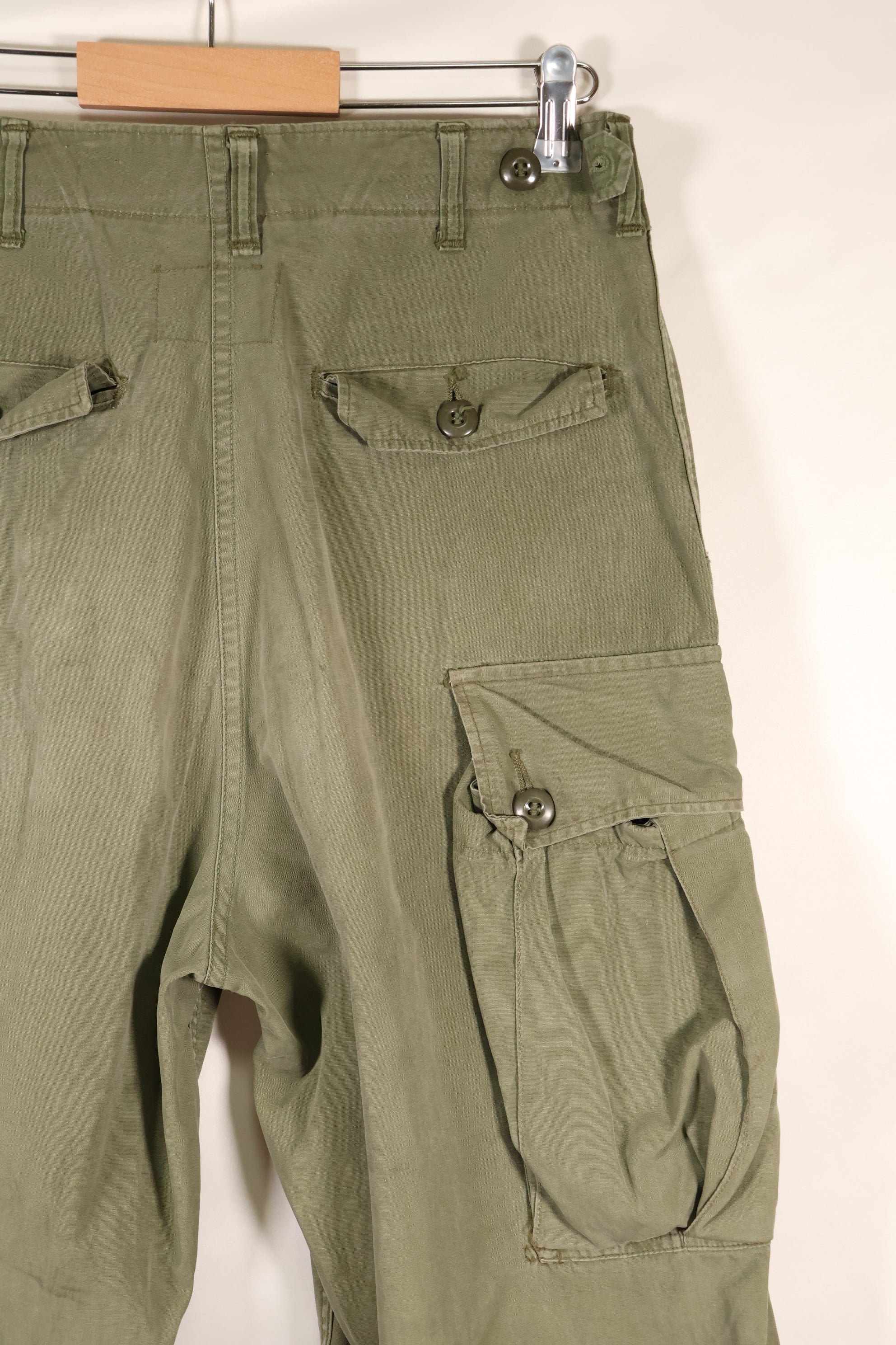 1964 Contract S-L 1st Model Jungle Fatigue Pants CRC Release Faded Used