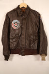 Early 1940s, U.S. Army Air Forces (USAAF), A-2 Summer Flight Jacket, Used, Postwar Paint