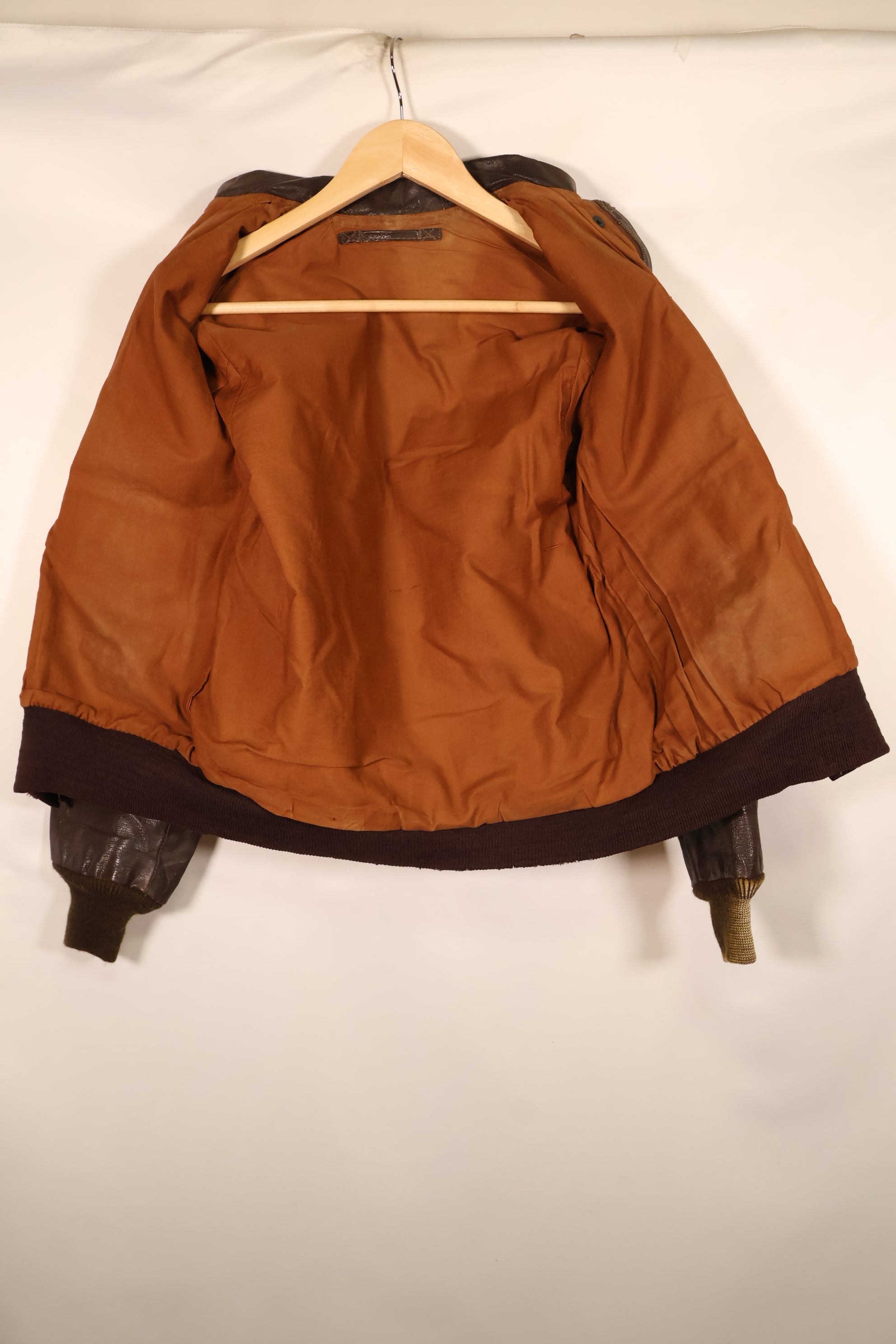 Early 1940s, U.S. Army Air Forces (USAAF), A-2 Summer Flight Jacket, Used, Postwar Paint