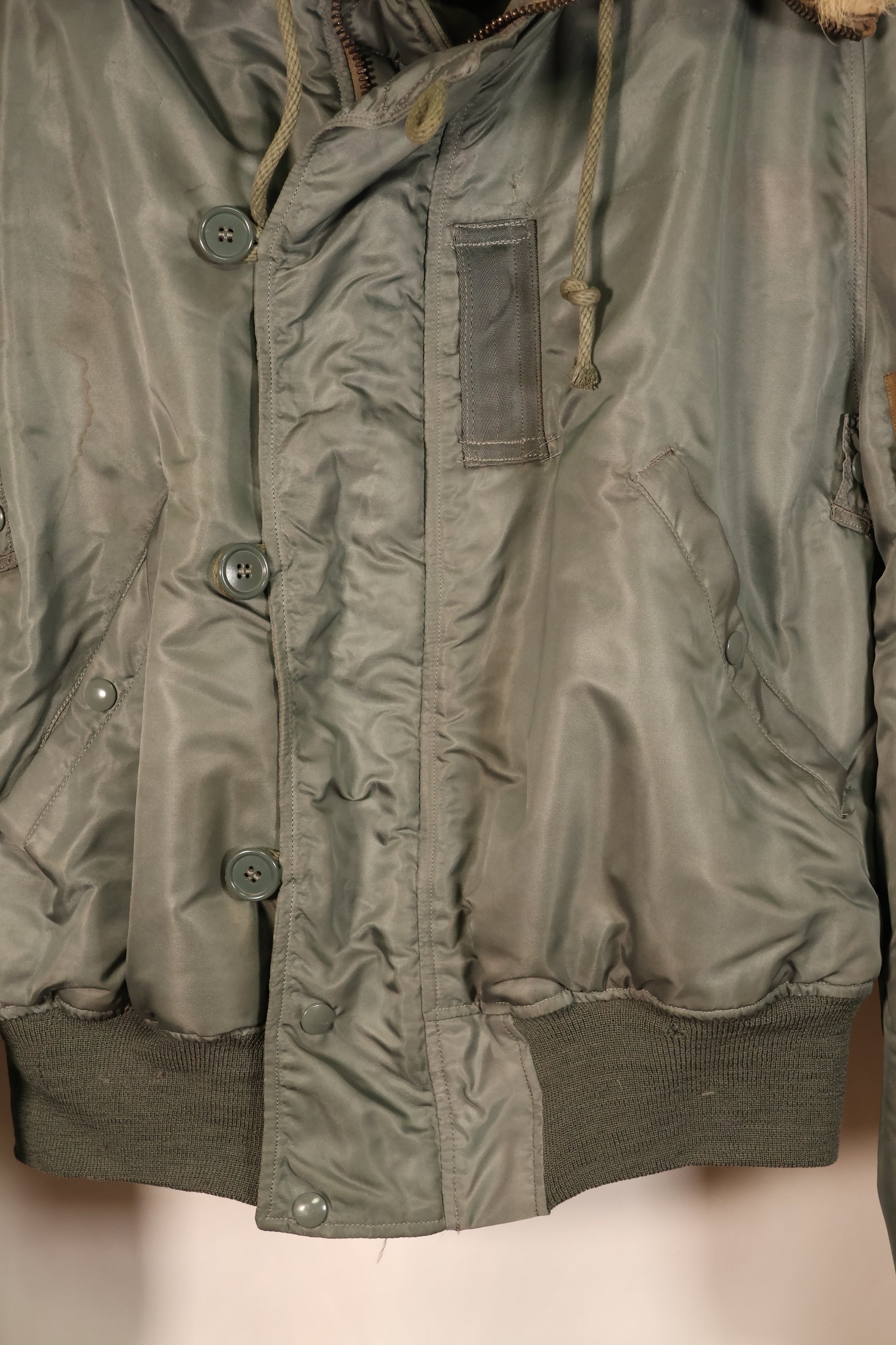 1950s EX-LARGE U.S. Air Force (USAF) N2-B Flight Jacket—Good Condition—Used