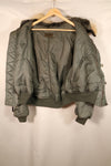 1950s EX-LARGE U.S. Air Force (USAF) N2-B Flight Jacket—Good Condition—Used
