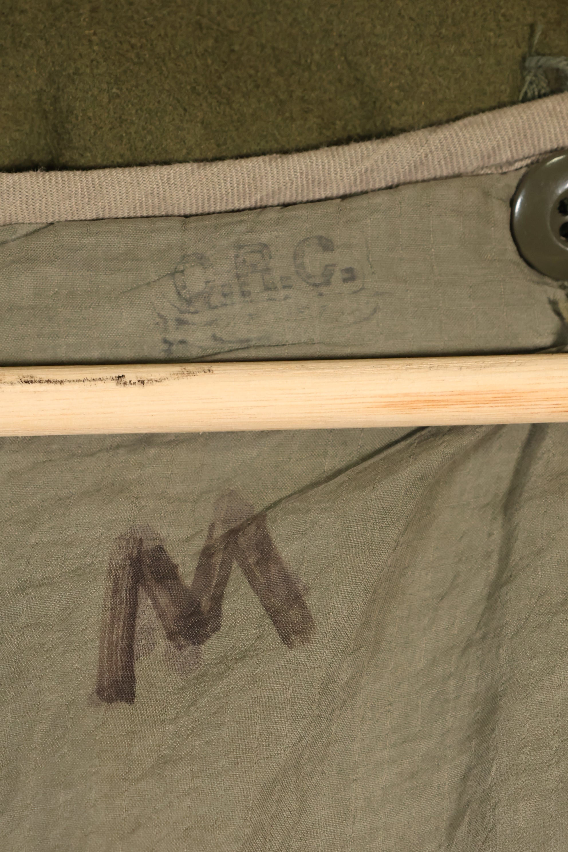 Year Mix 1972 Contract Shell M-R M65 Field Parka Set M51 with Liner Used C