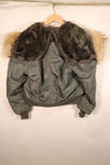 Mid-1950s, MEDIUM, U.S. Air Force (USAF), N2-B Flight Jacket, Used