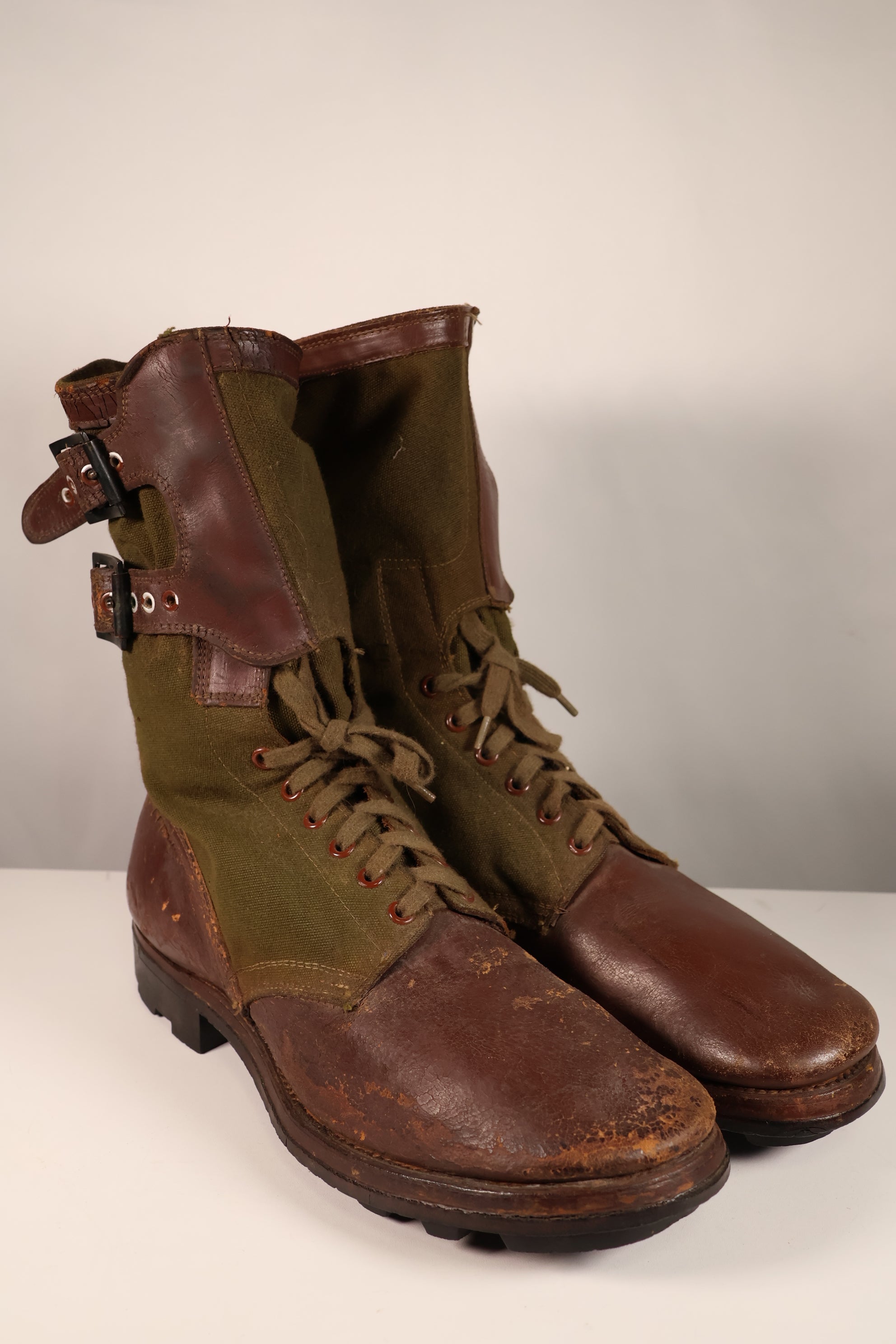 Actual 1951 tropical boots, commonly known as Okinawa boots, rare, used 10 27cm, large size