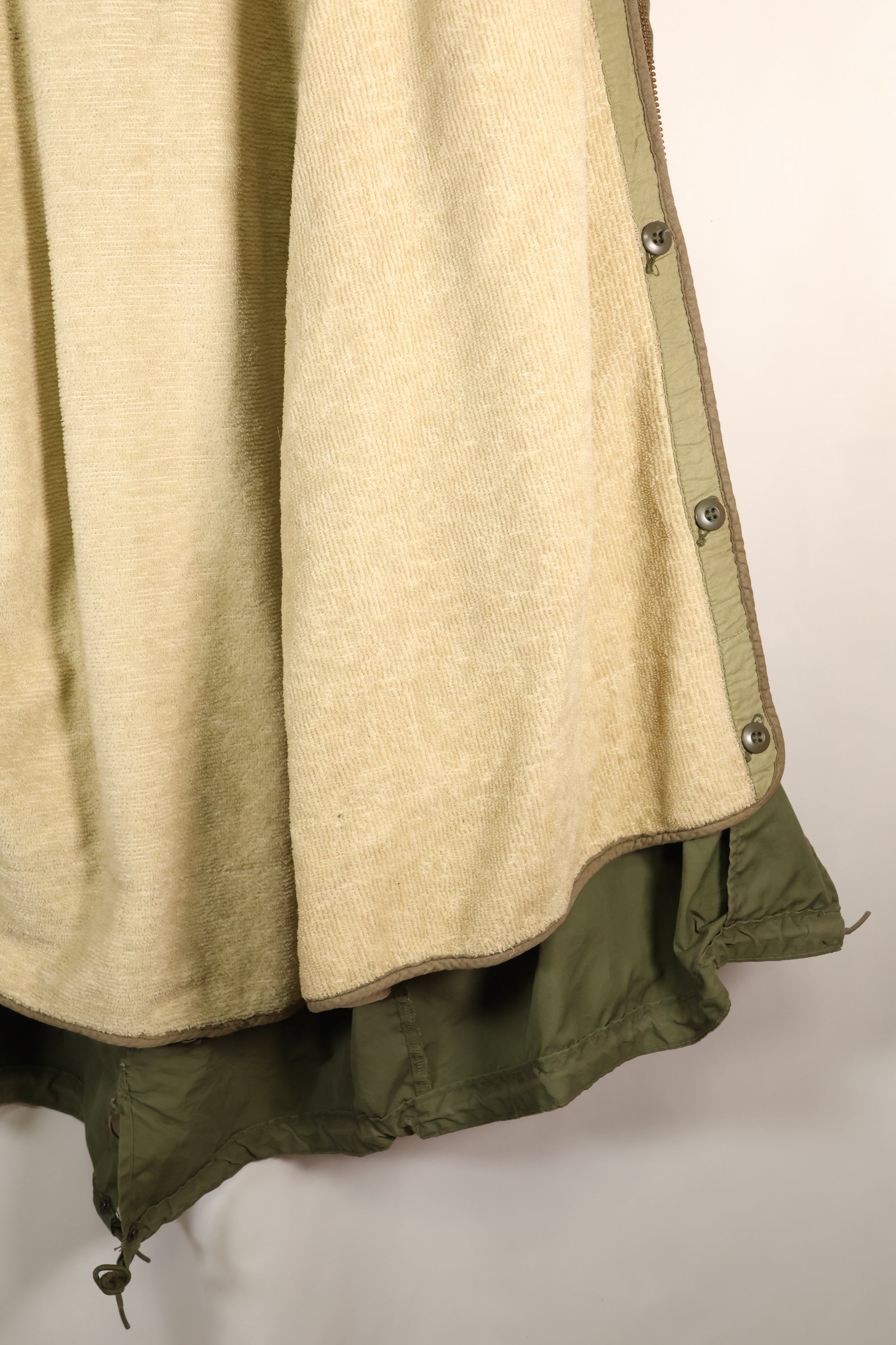 Year Mix 1972 Contract Shell S-R M65 Field Parka Set M51 with Liner Used E