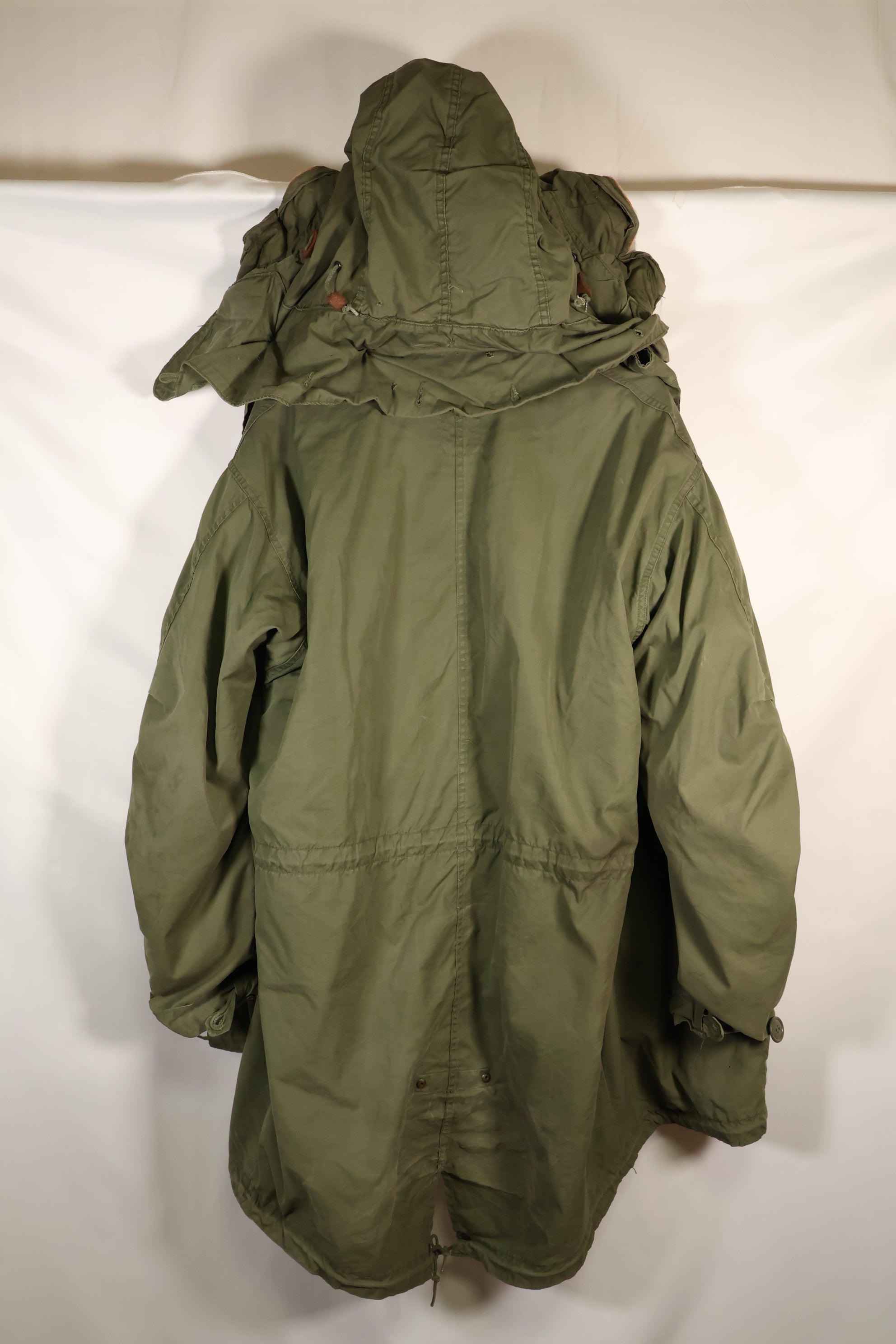 Year Mix 1972 Contract Shell S-R M65 Field Parka Set M51 with Liner Used E
