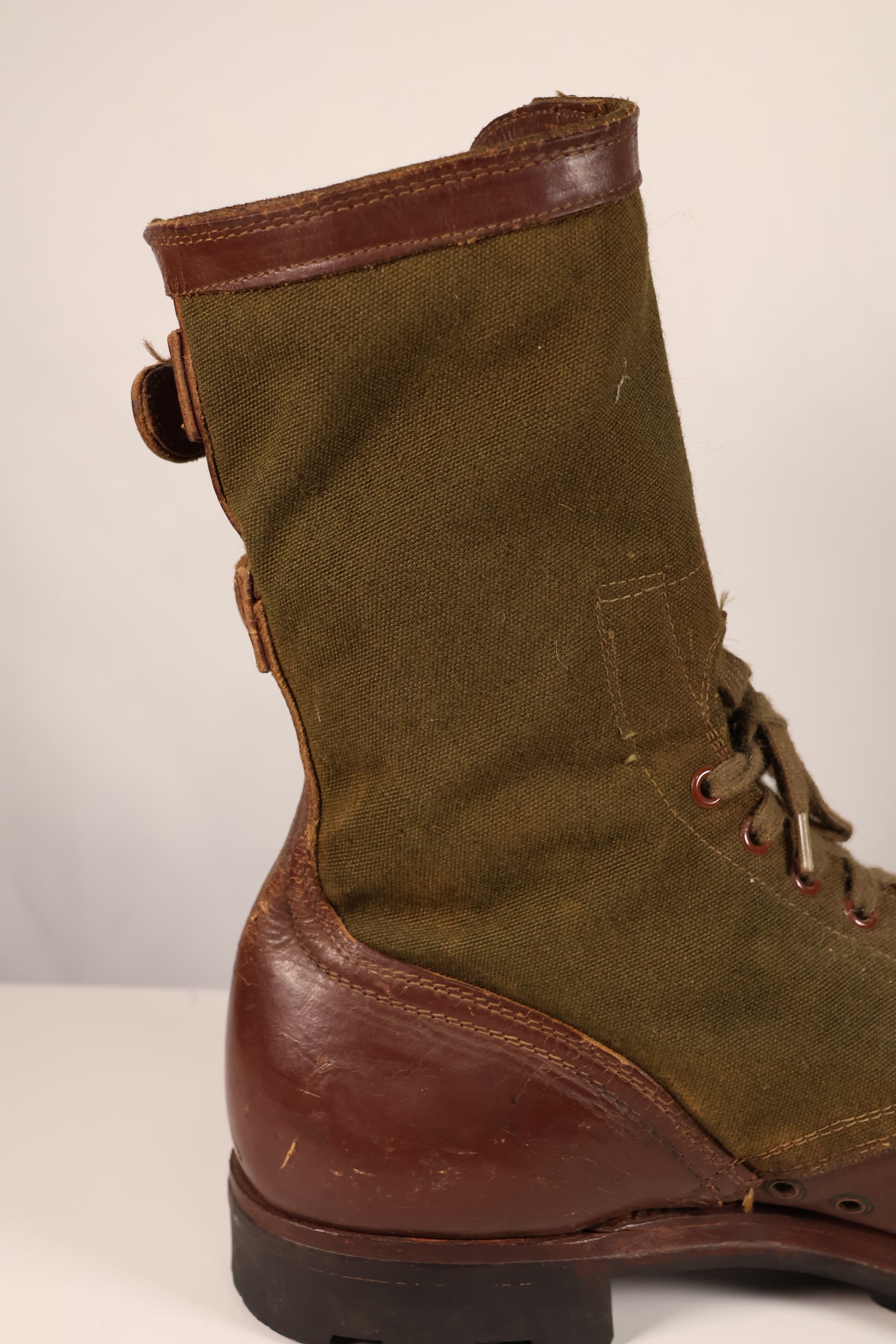 Actual 1951 tropical boots, commonly known as Okinawa boots, rare, used 10 27cm, large size