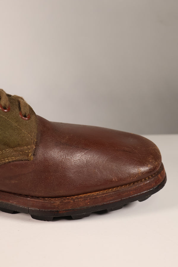 Actual 1951 tropical boots, commonly known as Okinawa boots, rare, used 10 27cm, large size