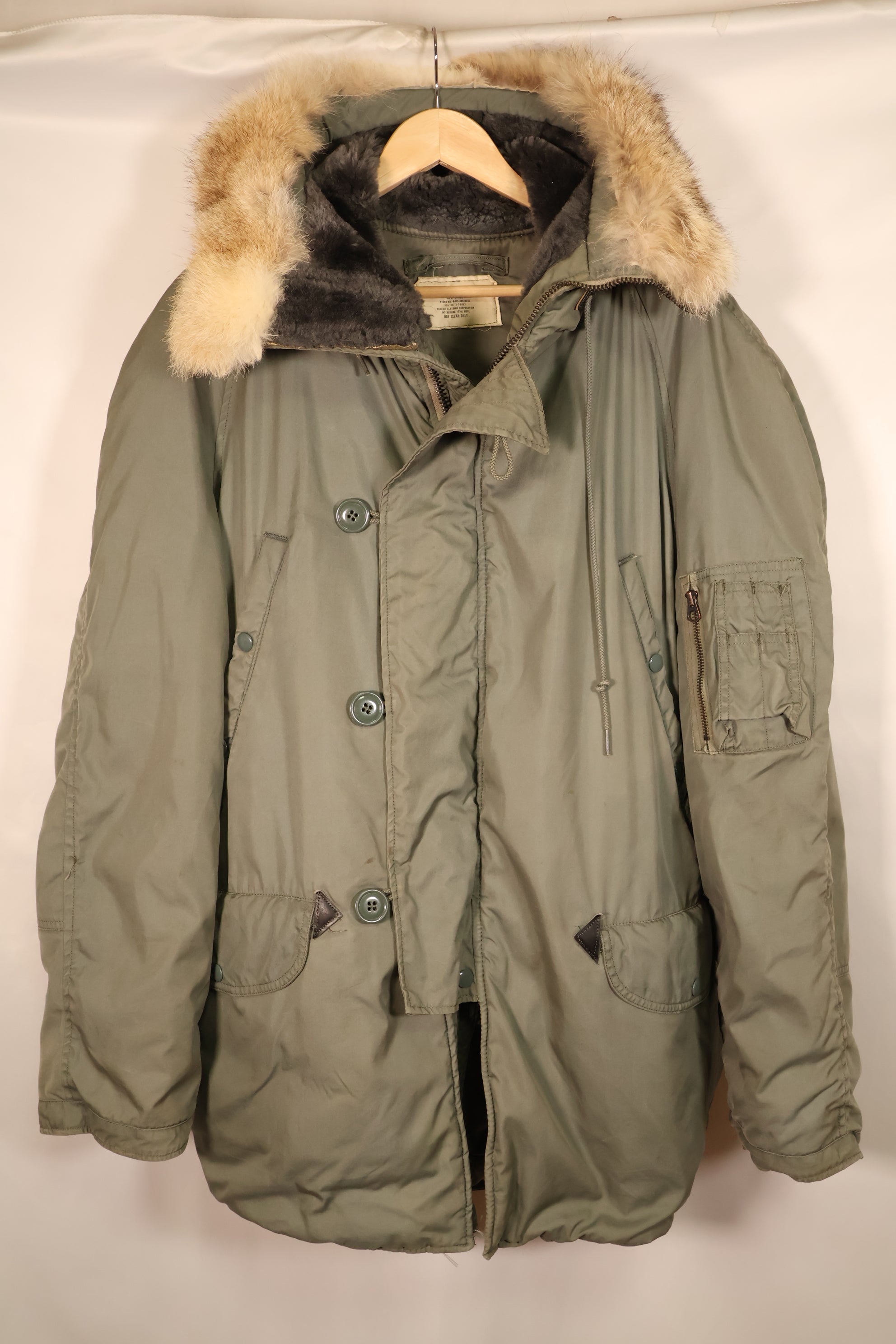 1971 Contract, LARGE, U.S. Air Force (USAF), N3-B Flight Jacket, Used