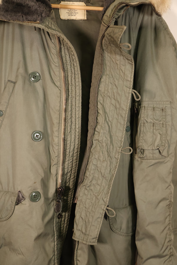 1971 Contract, LARGE, U.S. Air Force (USAF), N3-B Flight Jacket, Used
