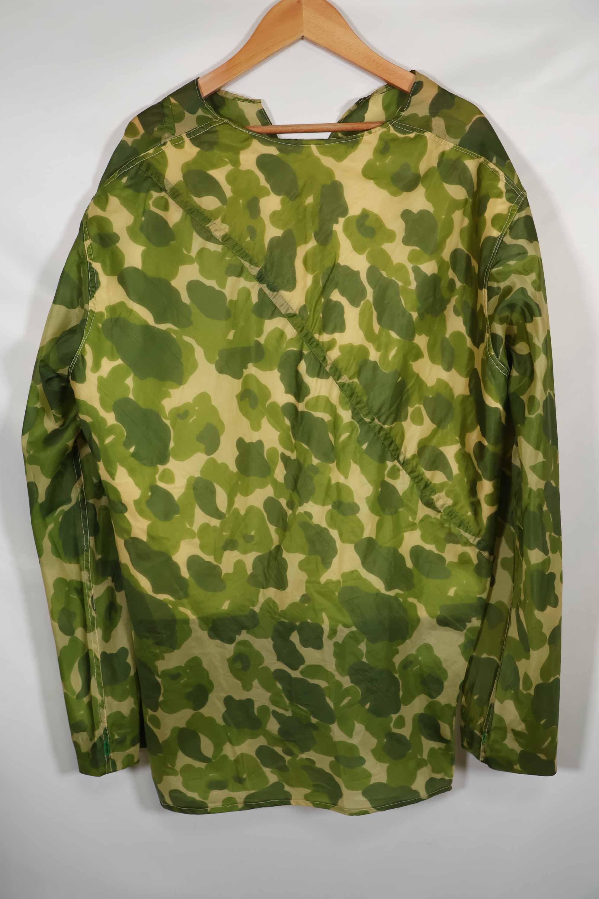 Real locally made Special Forces locally procured parachute camouflage pullover, used.