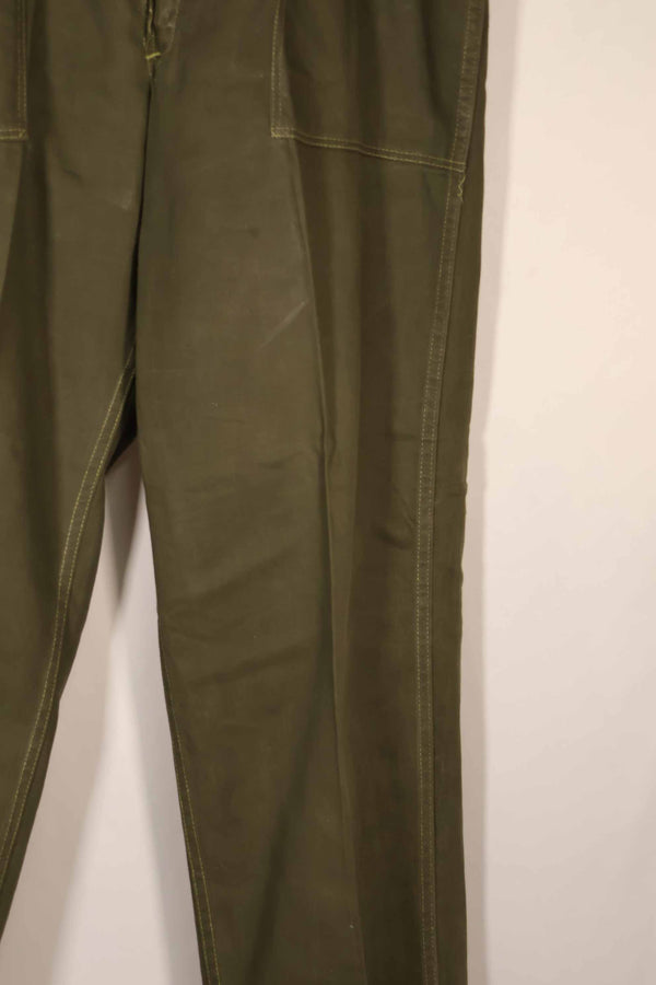 Real 1950s U.S. Army Cotton Utility Pants, Used