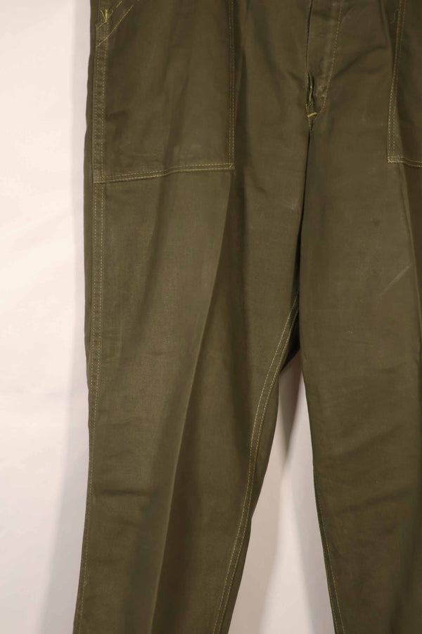 Real 1950s U.S. Army Cotton Utility Pants, Used