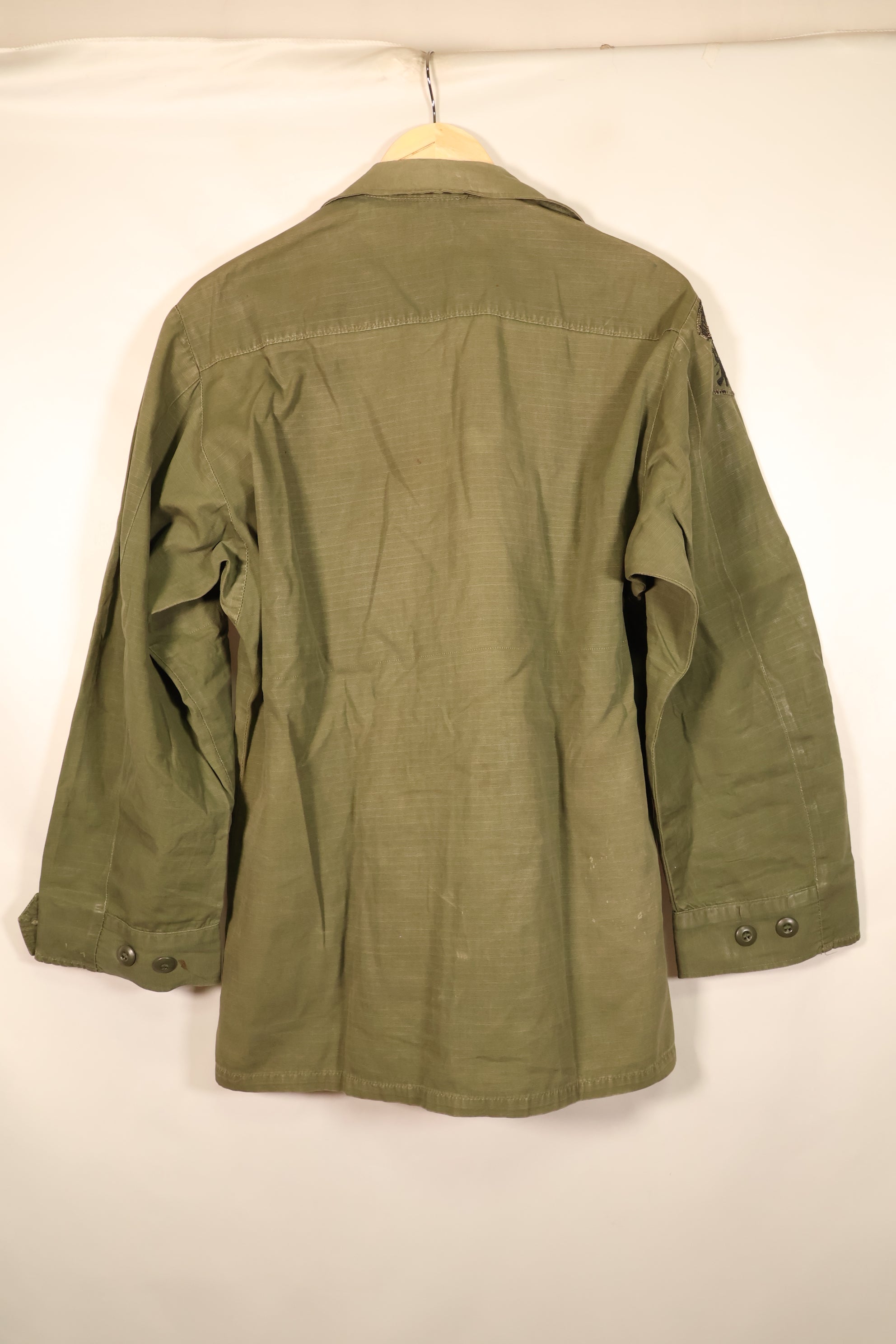 1970 Contract, Presumed S-R, 4th Model Jungle Fatigue Jacket, Thai Army Patch, Used