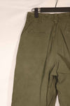 Real 1940s U.S. Army M45 cotton field pants, used.