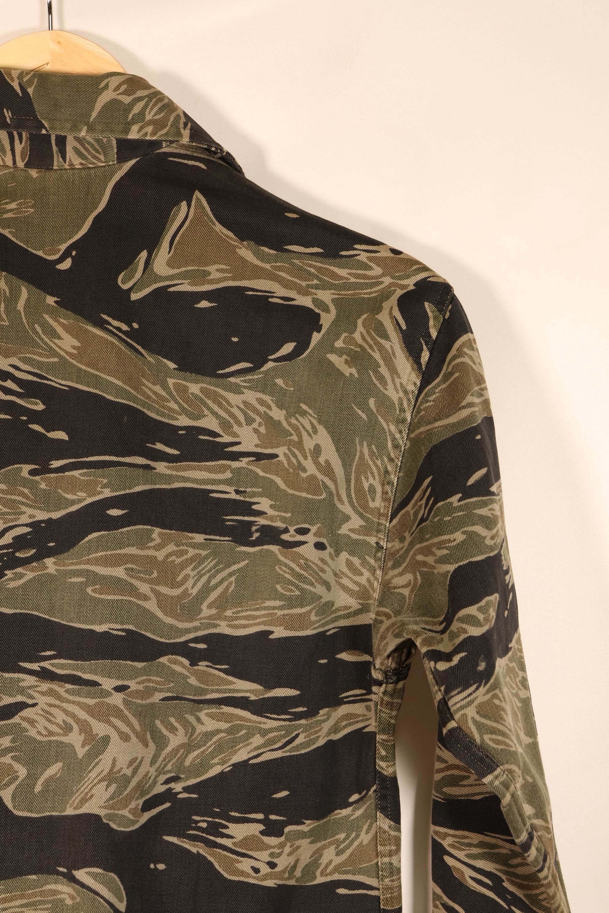 1960s - Silver Tiger - a-s - Tiger Stripe - Shirt - With Patch - Interpreter - Used 