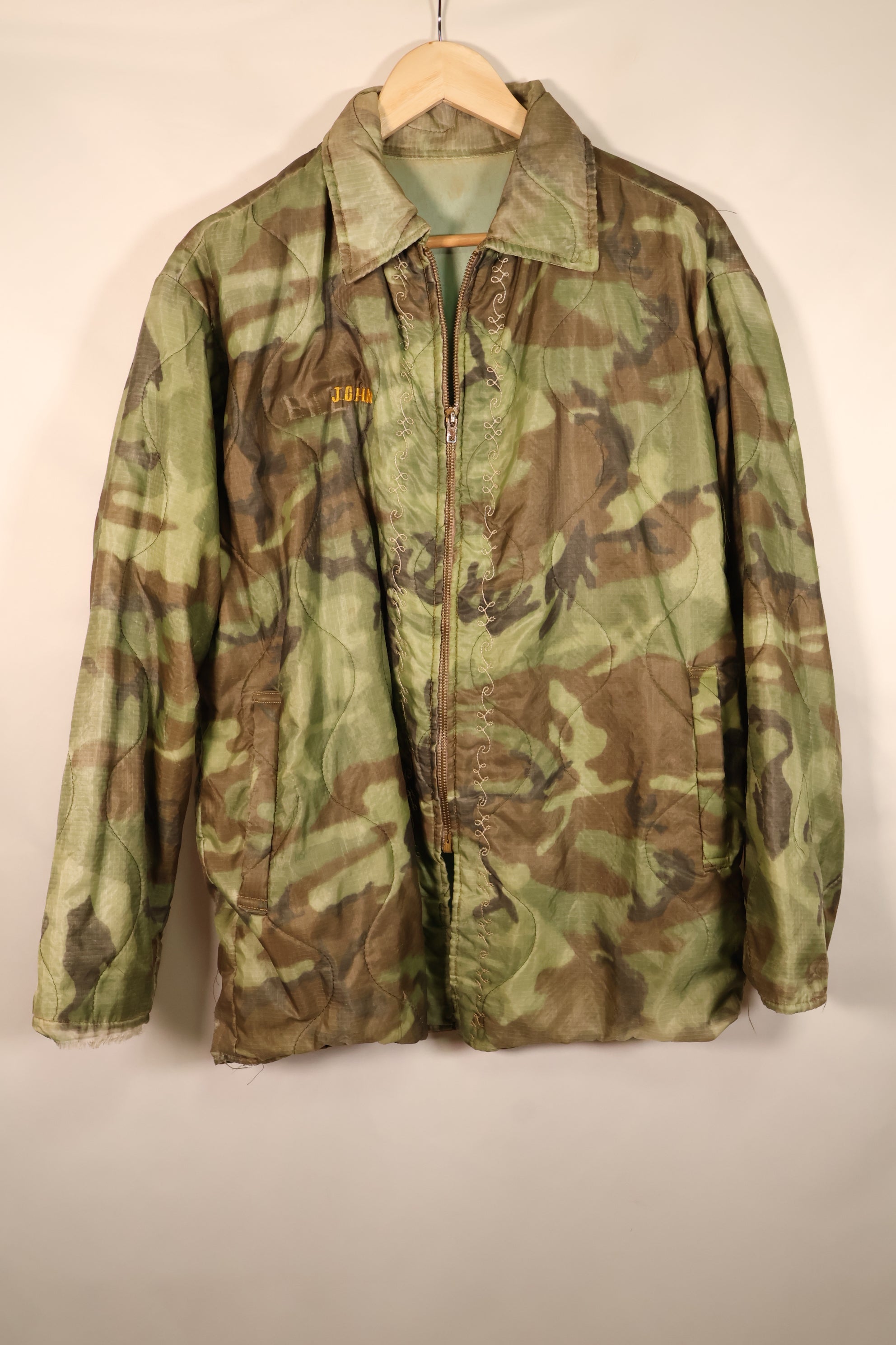 1967–68 U.S. Army 1st Cavalry Division AN-KHE 478th AVN Tour Jacket, Vietnam Jacket, Used