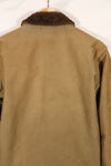 1940s size 38 WWII US Navy N-1 deck jacket, used.