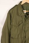 1969 Contract S-S U.S. Army M65 Field Jacket 2nd Model Aluminum Zipper Used