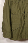 1969 Contract S-S U.S. Army M65 Field Jacket 2nd Model Aluminum Zipper Used