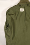 1969 Contract S-S U.S. Army M65 Field Jacket 2nd Model Aluminum Zipper Used