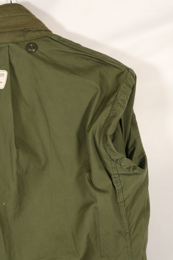 1969 Contract S-S U.S. Army M65 Field Jacket 2nd Model Aluminum Zipper Used