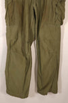 Real 1950s U.S. Army M51 Cotton Field Pants, used.