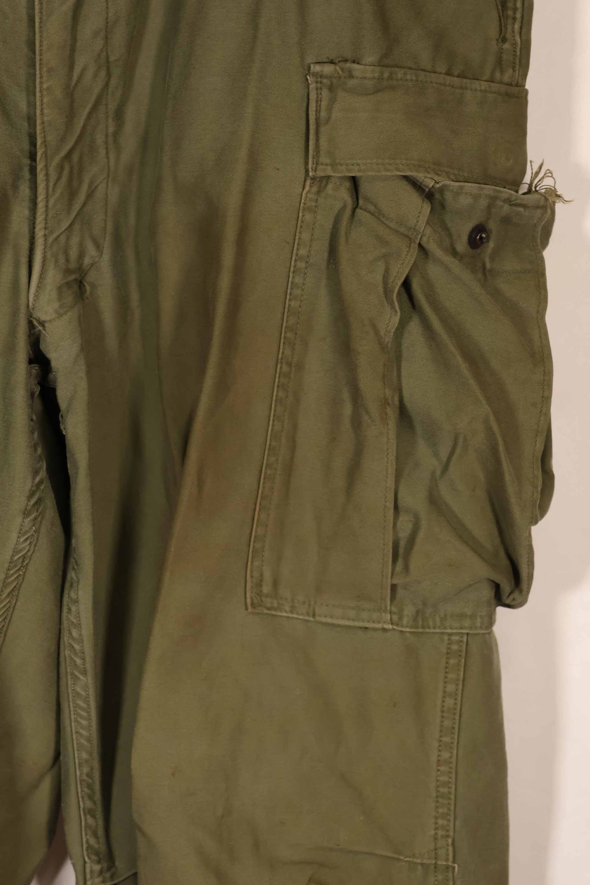 Real 1950s U.S. Army M51 Cotton Field Pants, used.