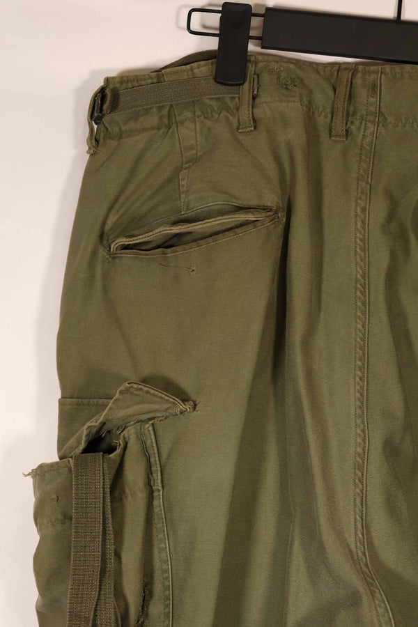 Real 1950s U.S. Army M51 Cotton Field Pants, used.