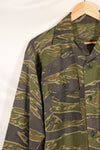 1970s South Vietnamese Marine Corps Tiger Stripe Shirt VNMC Late Ripstop Pattern Used