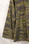 1970s South Vietnamese Marine Corps Tiger Stripe Shirt VNMC Late Ripstop Pattern Used