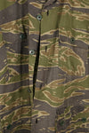1970s South Vietnamese Marine Corps Tiger Stripe Shirt VNMC Late Ripstop Pattern Used