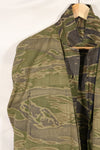 1970s South Vietnamese Marine Corps Tiger Stripe Shirt VNMC Late Ripstop Pattern Used